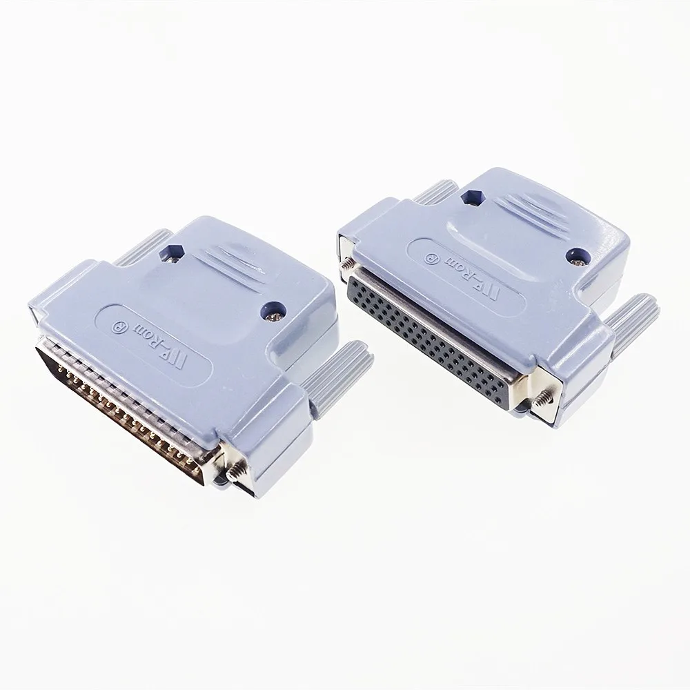 2 шт. D Sub разъем 50 положение 3 ряда штекер мужской провод припоя Тип Pin промышленный