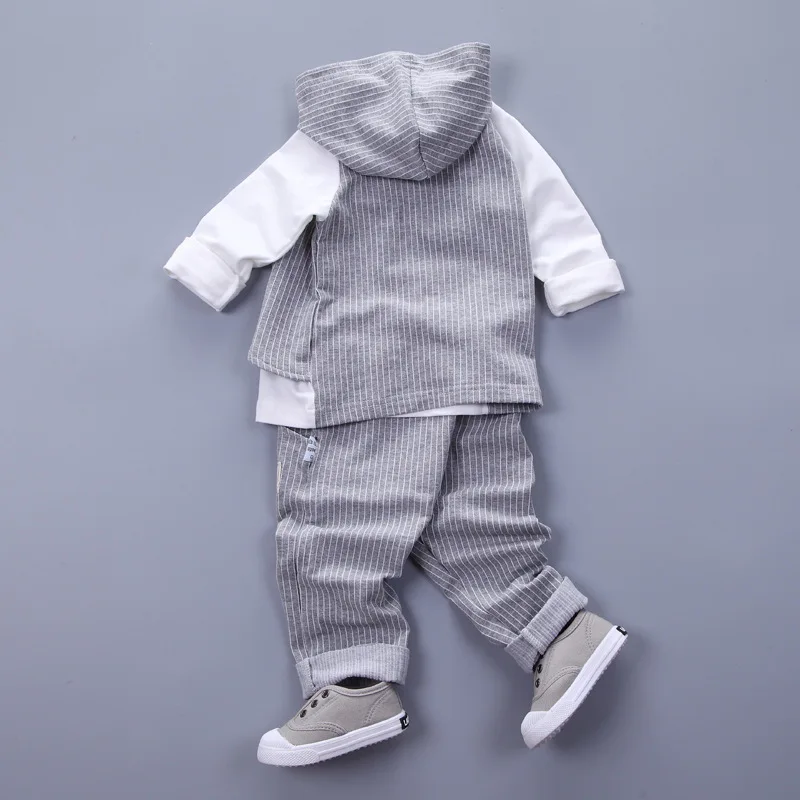 Children Clothes Suit Spring Kid Boys Girls Cartoon Letter Hooded T Shirt Pants 2Pcs/sets Baby Toddler Fashion Infant Sportswear | Детская