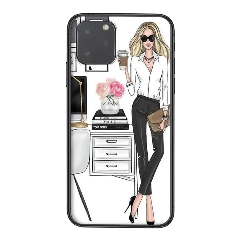 Дешевые мужские модные рабочие девушки босса для Galaxy Note 20 10 9 8 Lite Pro Ultra M51 M31 M30S A10 A10S