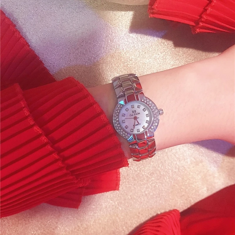 

Women Watch Top Luxury Brand Watch 2020 Bayan Kol Saati Dress Silver Gold Wrist Watch Quartz Diamond Ladies Watches Female Clock