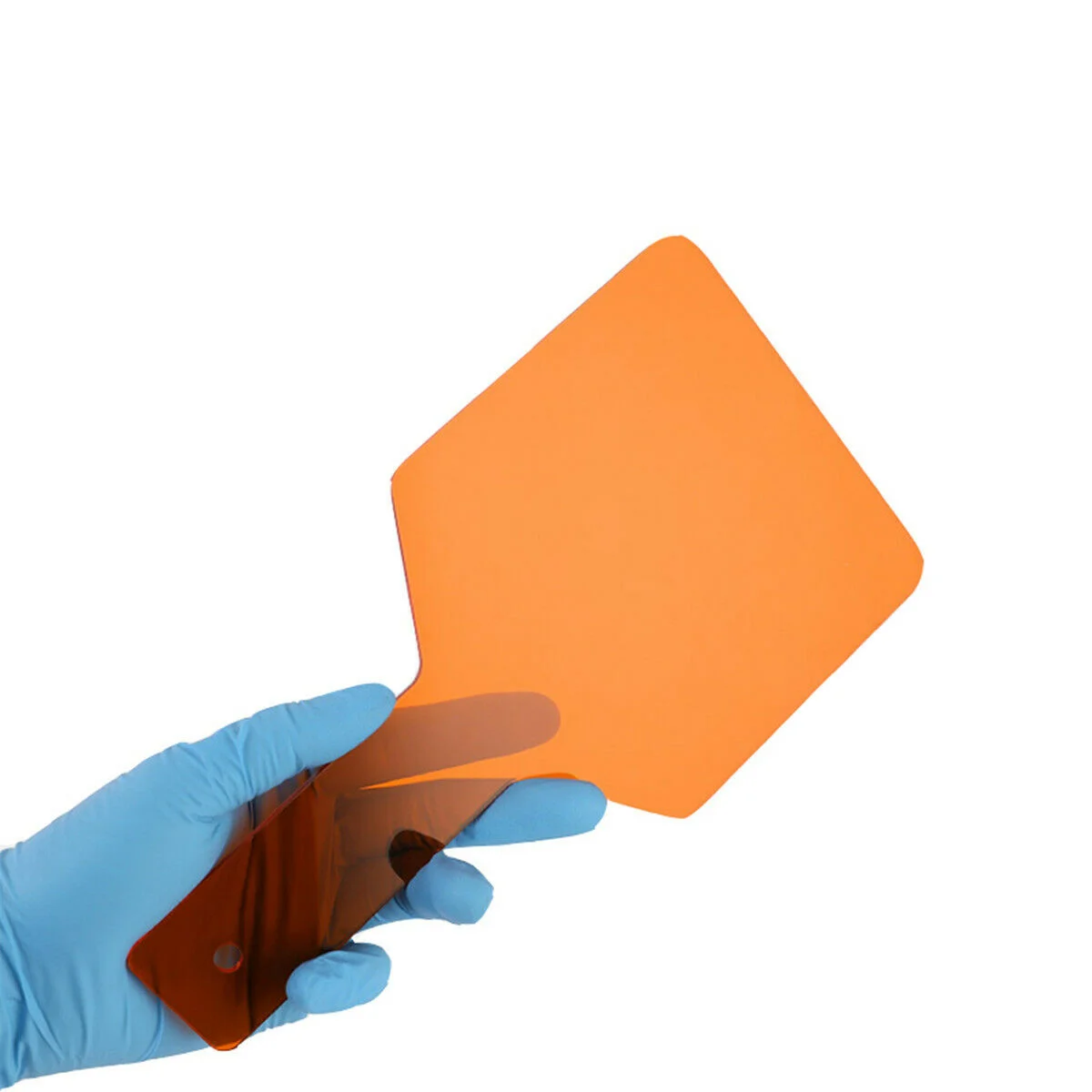 

2Pcs Dental Light Cure Shield Orange Light Blocking Board Plate Protecting Eyes