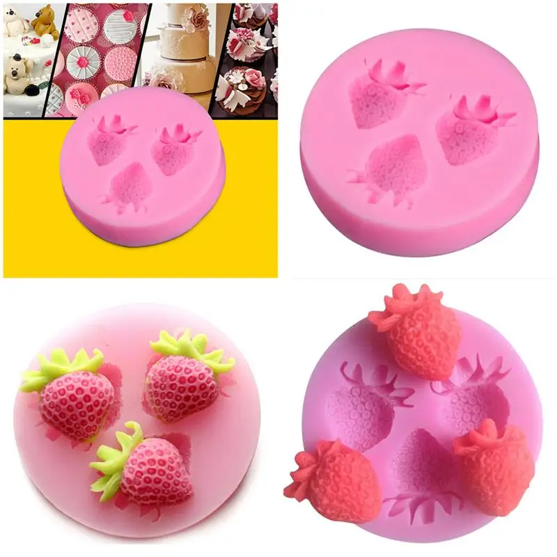 Форма фрукты клубника для изготовления шоколадного желе | Дом и сад