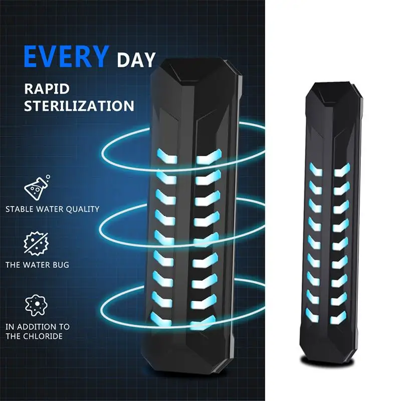 УФ светильник стерилизатор для аквариума погружная бактерицидная лампа очистки