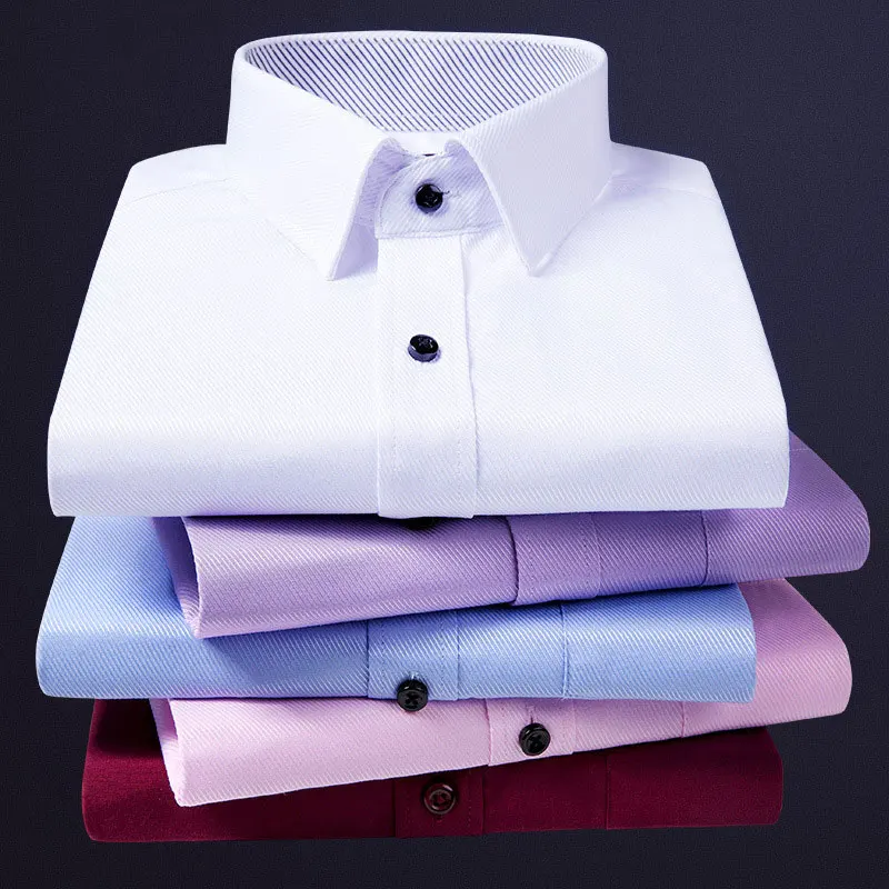 Мужские деловые рубашки с длинным рукавом новинка 2019 | Мужская одежда