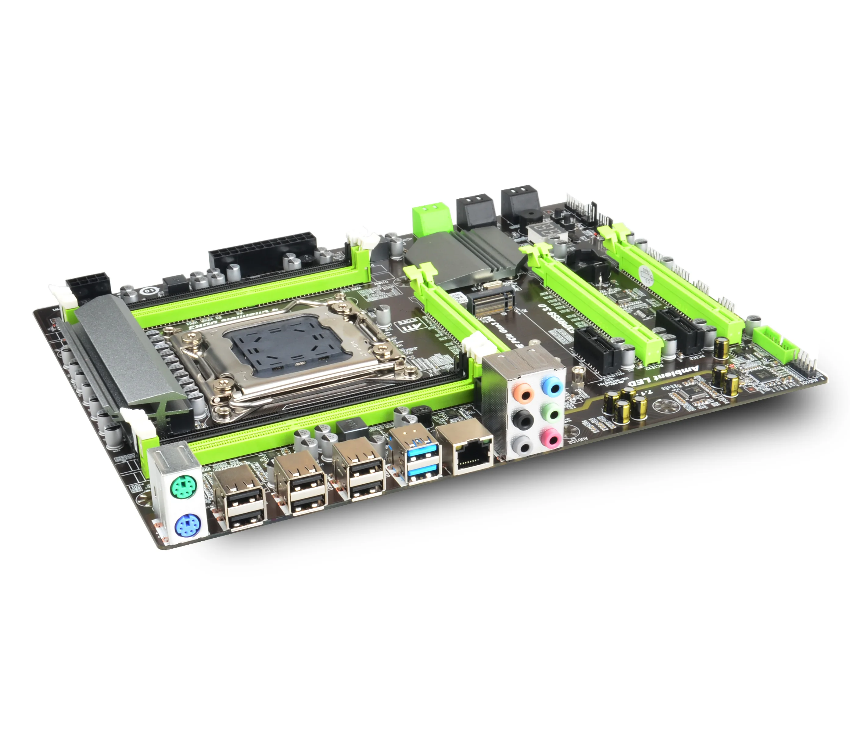 Комплект материнской платы X79 Combo LGA 2011 ATX USB3.0 PCIE3.0 M.2 Nvme с процессором E5 2650 V2 и 2 шт. x 8
