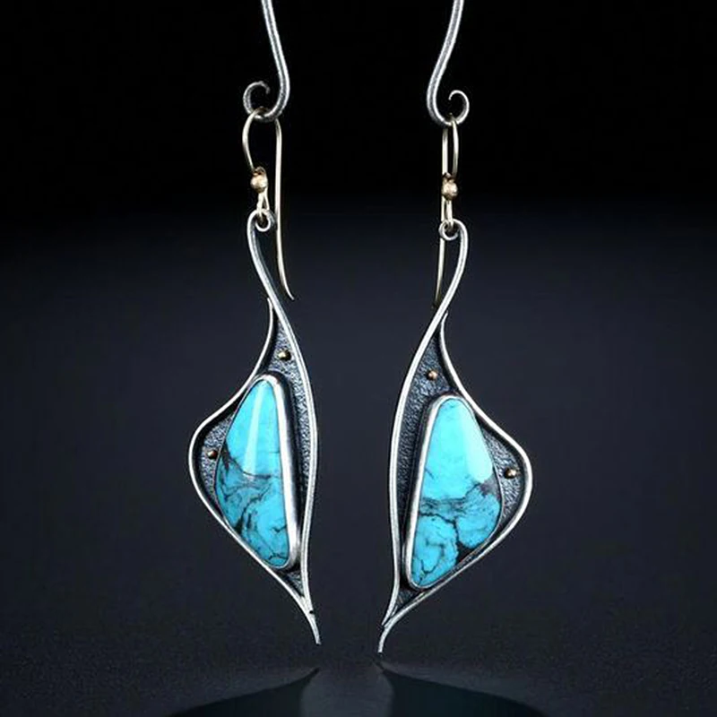 Винтажные серьги подвески из смолы для женщин 2019 креативные Висячие ретро