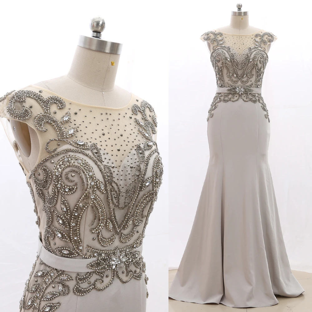 Kisswhite Stock Clean Prom Dress Mermaid Long Evening Gown 20210222-042