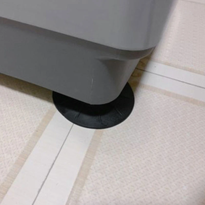 

4/8 PCS Washing Machine Round Fixed Rubber Base 10*1cm Anti-slip Mat for 35-41mm Household Appliances JW