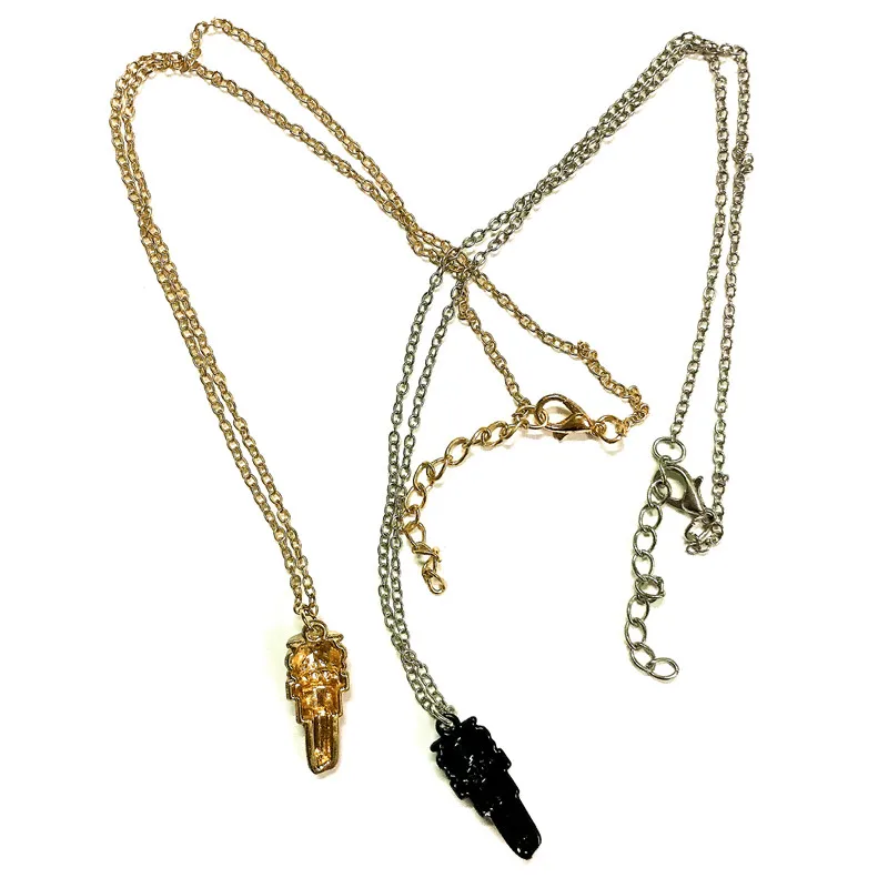 Женский ювелирный комплект из колье и серёг с эмалью | Украшения аксессуары