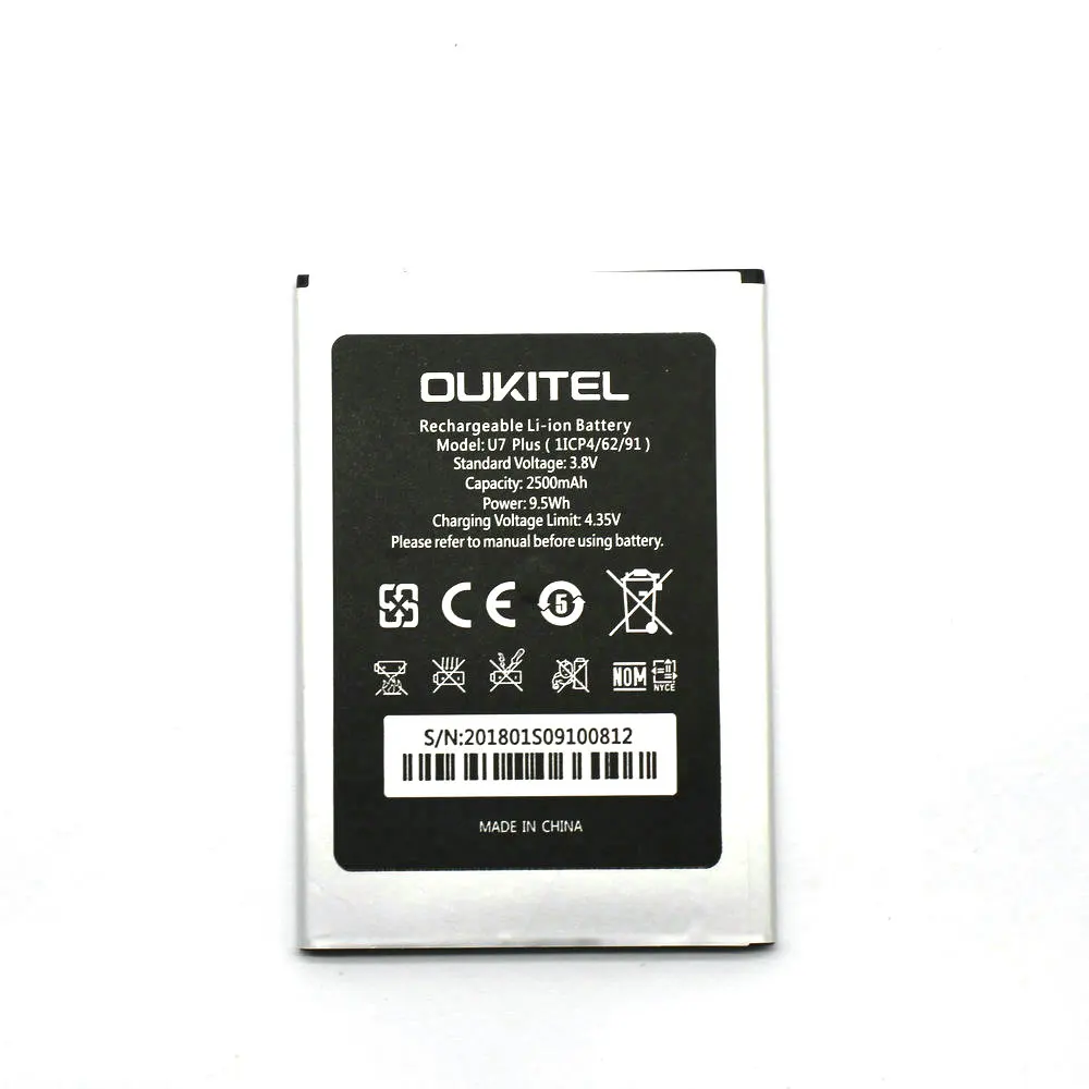 1 шт. Высококачественная новинка Оригинальная батарея Oukitel U7 plus для мобильный