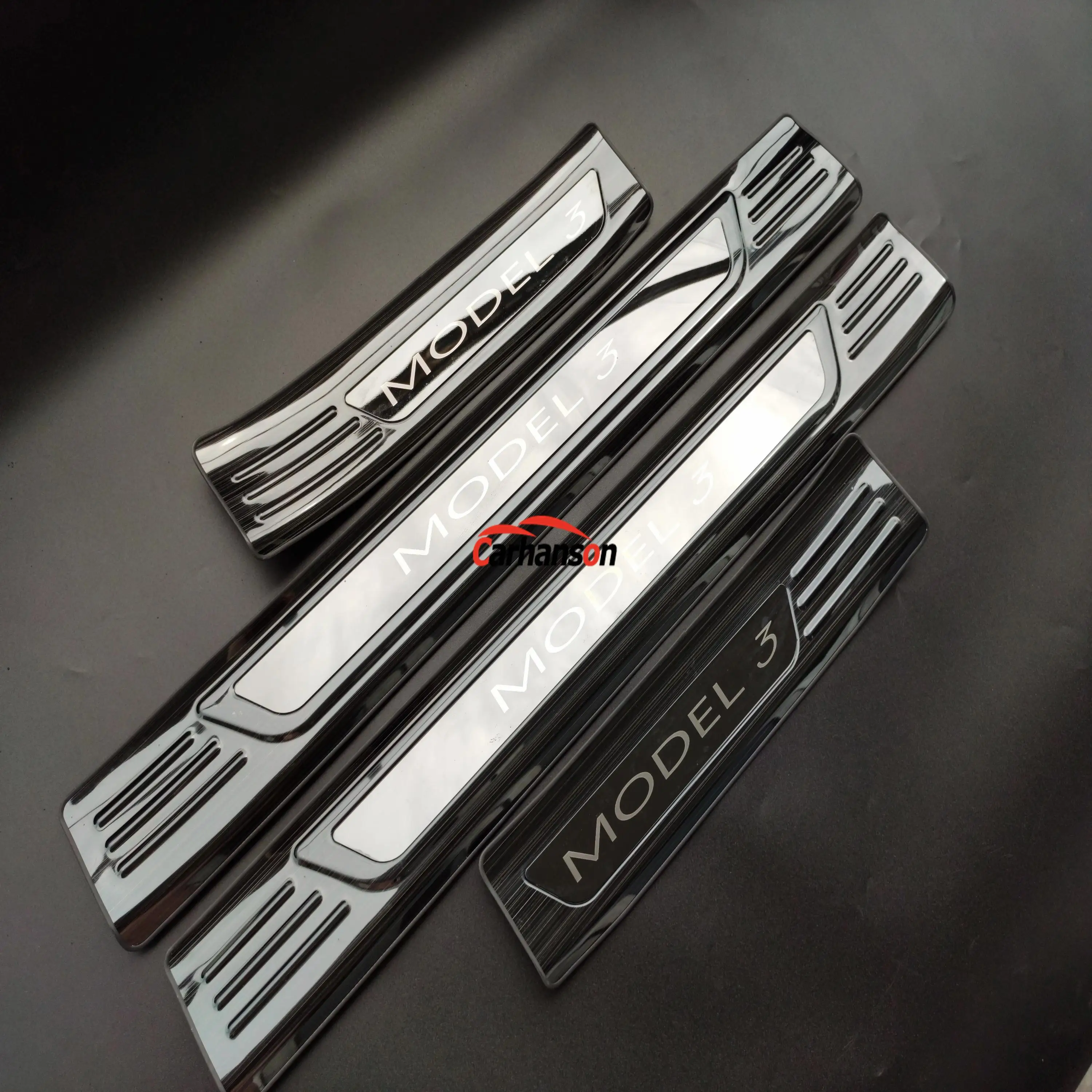 Накладка на порог для Tesla Model 3 накладка из нержавеющей стали Защитная Наклейка