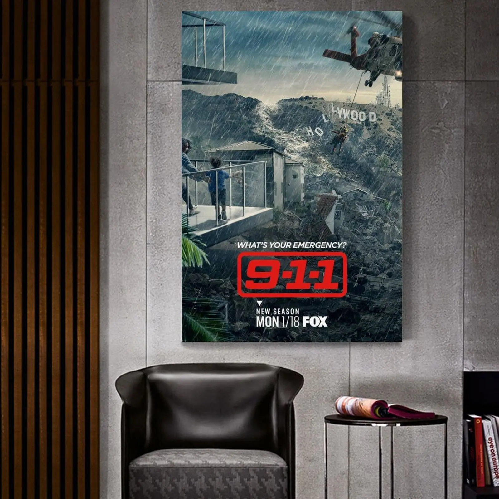 

9-1-1 Action TV Show Canvas Art Poster and Wall Art Picture Print Modern Family bedroom Decor Posters