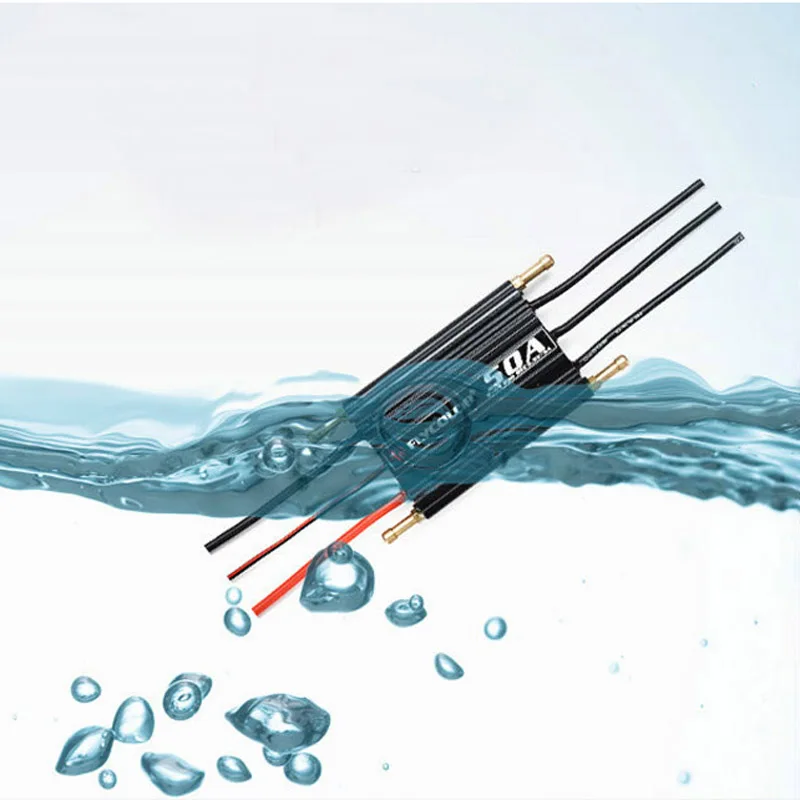 1 шт flycolor 50a 70a 90a 120a 150a бесщеточный esc 2 6s rc лодк