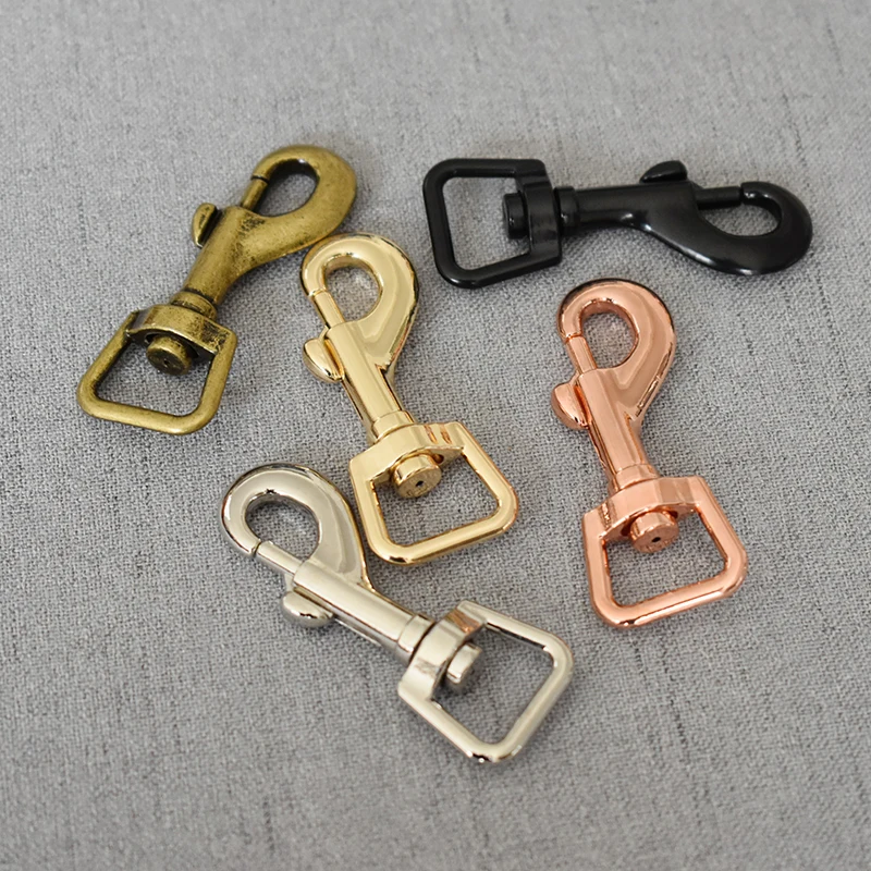 

10 pcs/pack Metal Clasps Lobster for 15mm Strap Bag Buckles Dog Collar Keychain Swivel Trigger Clips Snap Hook DIY Accessories
