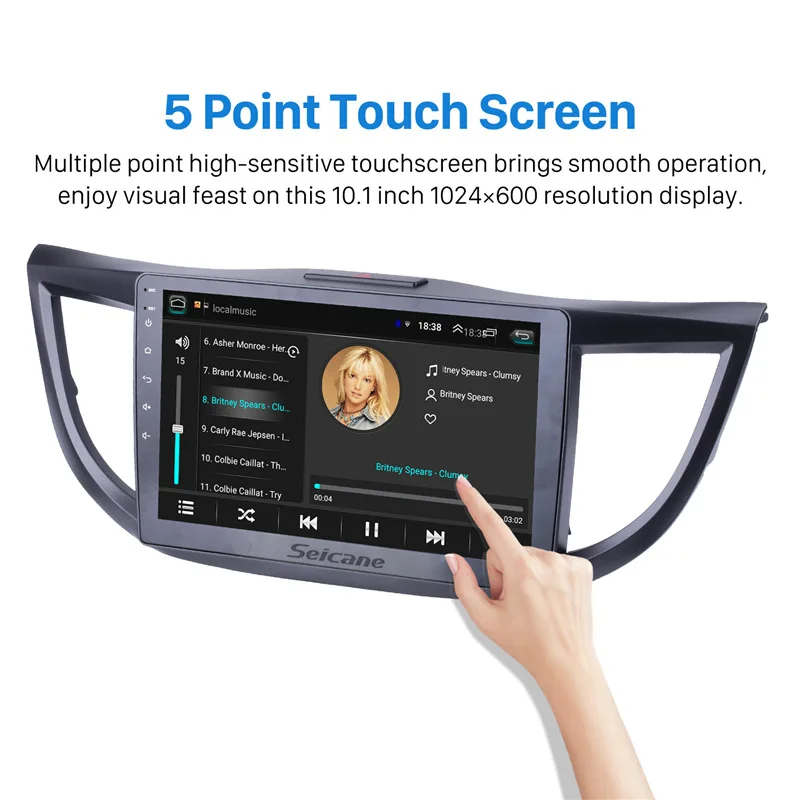 Seicane 9 дюймов автомобильное радио GPS навигация мультимедийный плеер для 2011 2012 2013