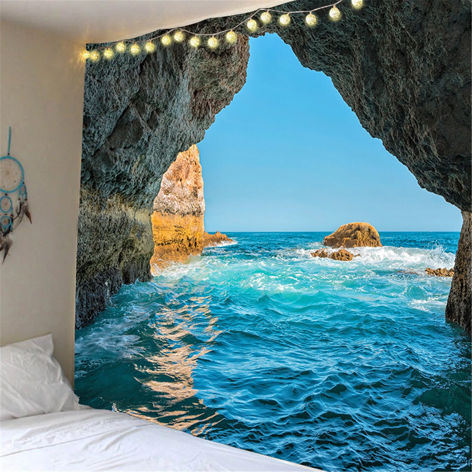 

Tapestry Vacation Forest Large Wall Hanging Hippie Wall Hanging Bohemian Wall Tapestries Mandala Wall Decor Dorm Room Yoga Mat