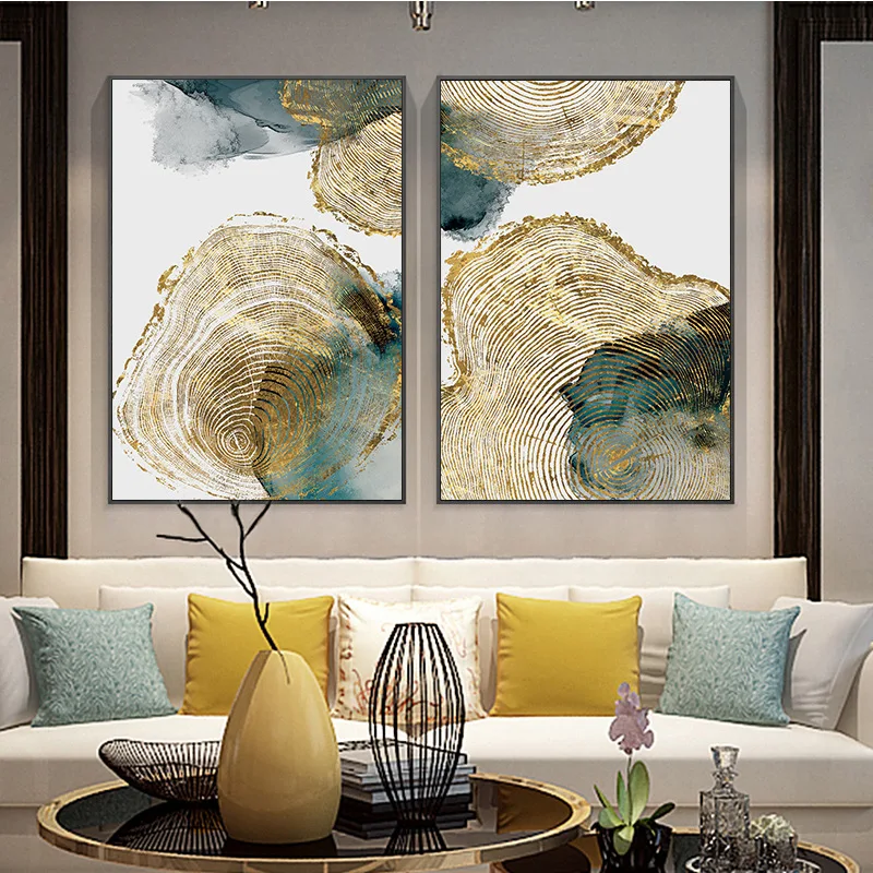 

Leaf and Trunk Texture Painting Core Nordic Abstract Wall Art Canvas Home Decoration Picture Canvas Painting Tropical Wall Art