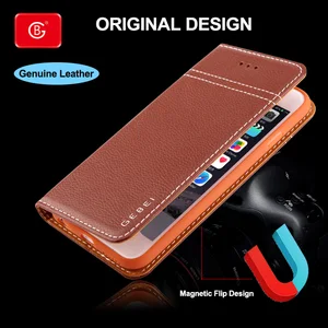 luxury genuine leather caes for iphone se 11 12 pro x xs max xr 7 8 plus phone shockproof protect magnetic back flip cover cases free global shipping