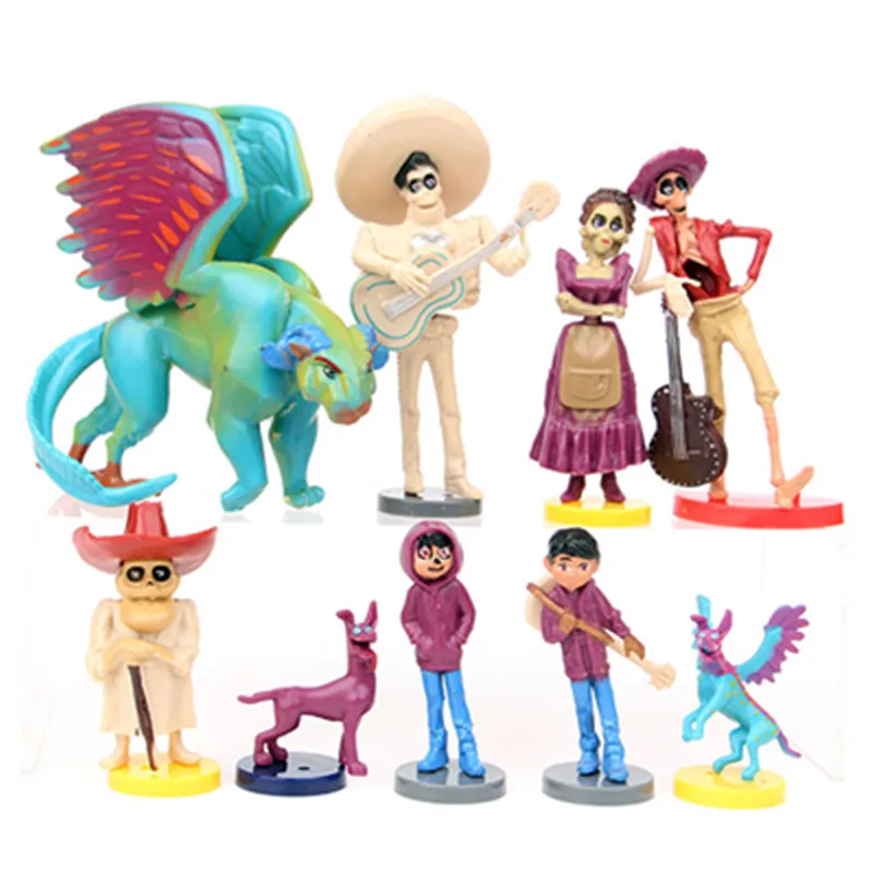 Экшн-фигурки из фильма Мигель риверас 9 шт./компл. 5-10 см коллекционеры игрушек