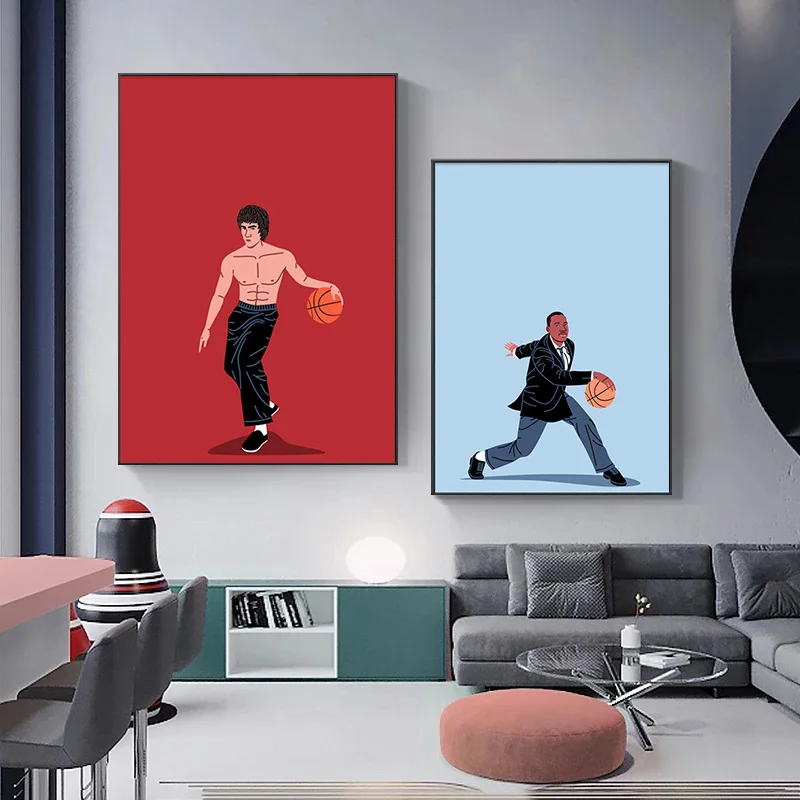 

Современные Мультяшные персонажи, настенная роспись, Постер в стиле поп, Картина на холсте и настенные художественные принты для домашнего ...