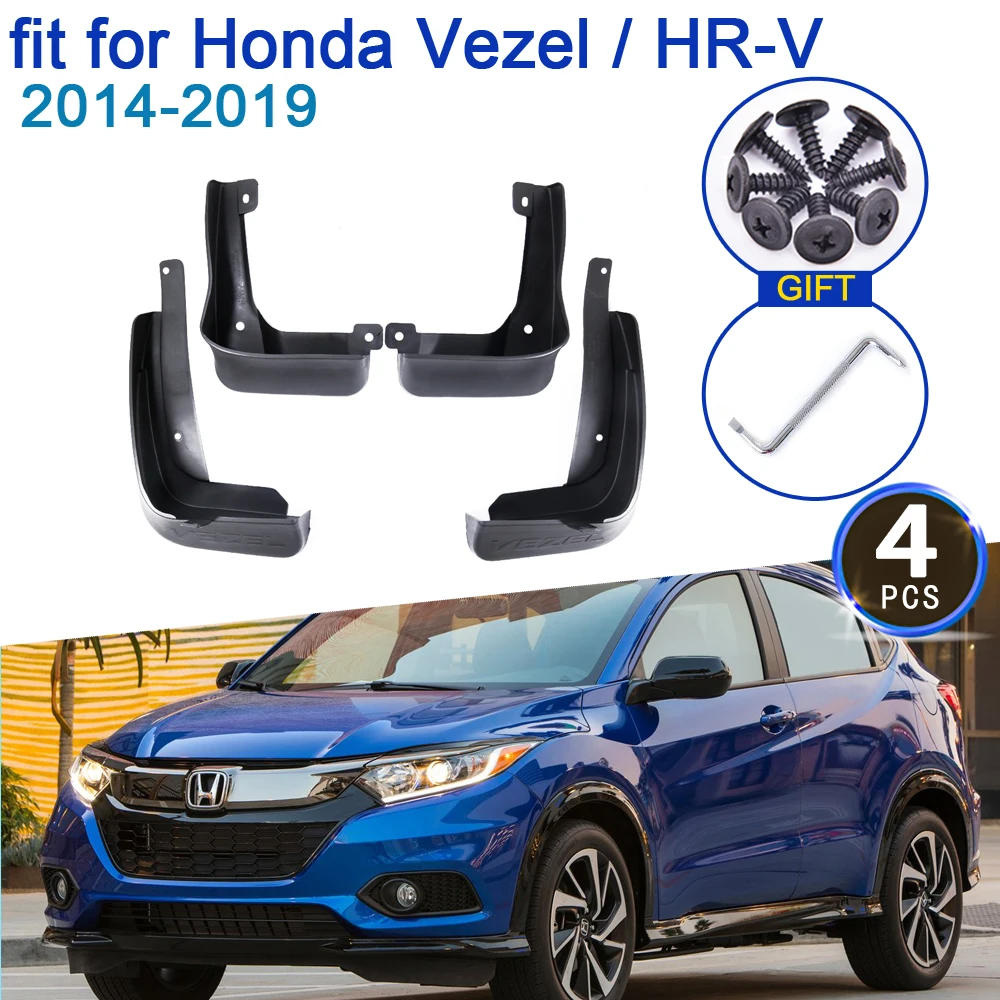 Для Honda Vezel / HR V 2014 2019 автомобиля брызговик 4x крыло брызговиков Средства для