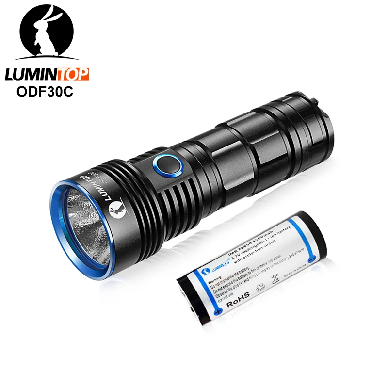 LUMINTOP ODF30C USB Перезаряжаемый фонарик Cree XHP 70,2 3500 люмен тактический светодиодный фонарик на 26650 Аккумулятор для пеших прогулок, езды