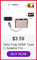 Адаптер для передачи данных Frog HDMI type-C для концентратора USB-C-HDMI Mini Dock станция HD для MacBook Xiaomi ноутбук телефон