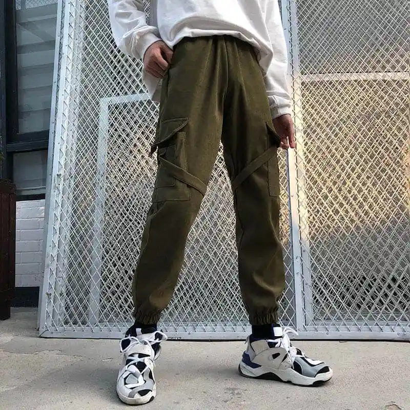 Брюки женские полной длины однотонные простые универсальные повседневные