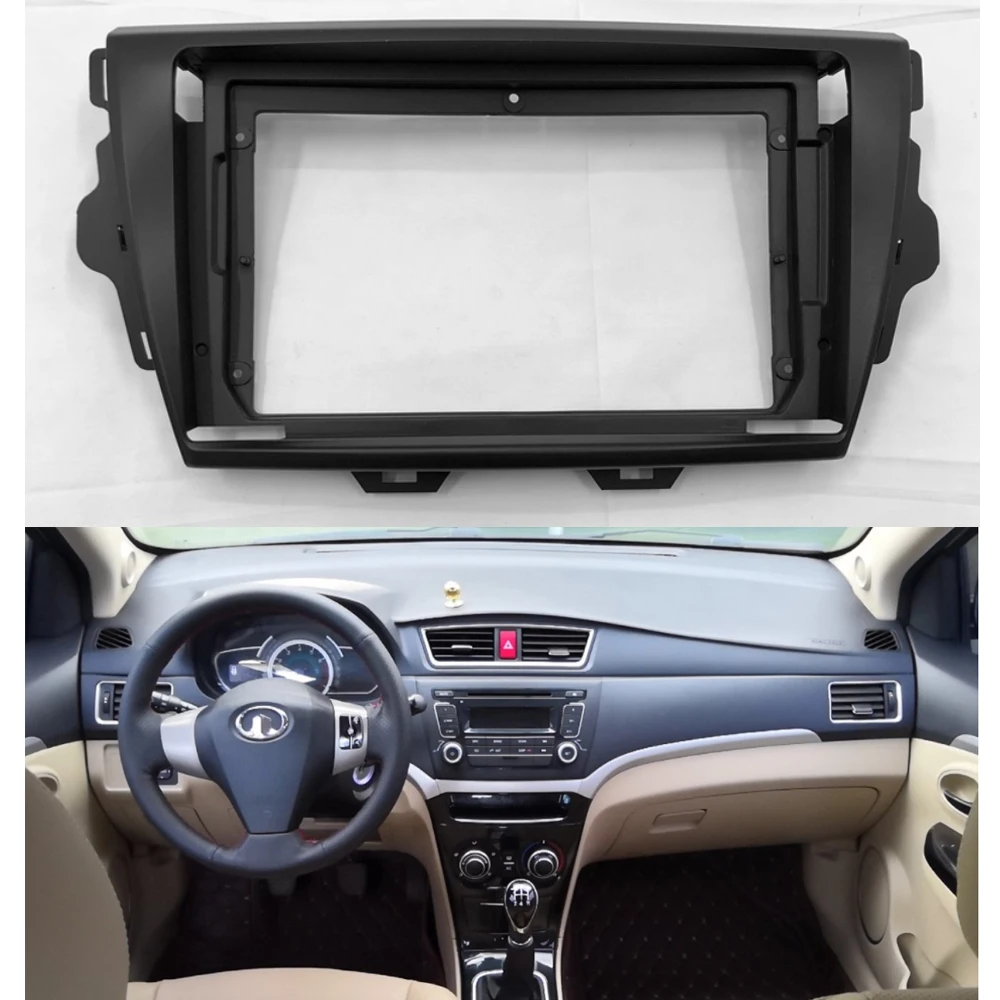 

9 inch Car Radio Dashboard Fascia For Great Wall Voleex C30 2014+ Stereo Panel Mounting Bezel Faceplate Center Console Holder