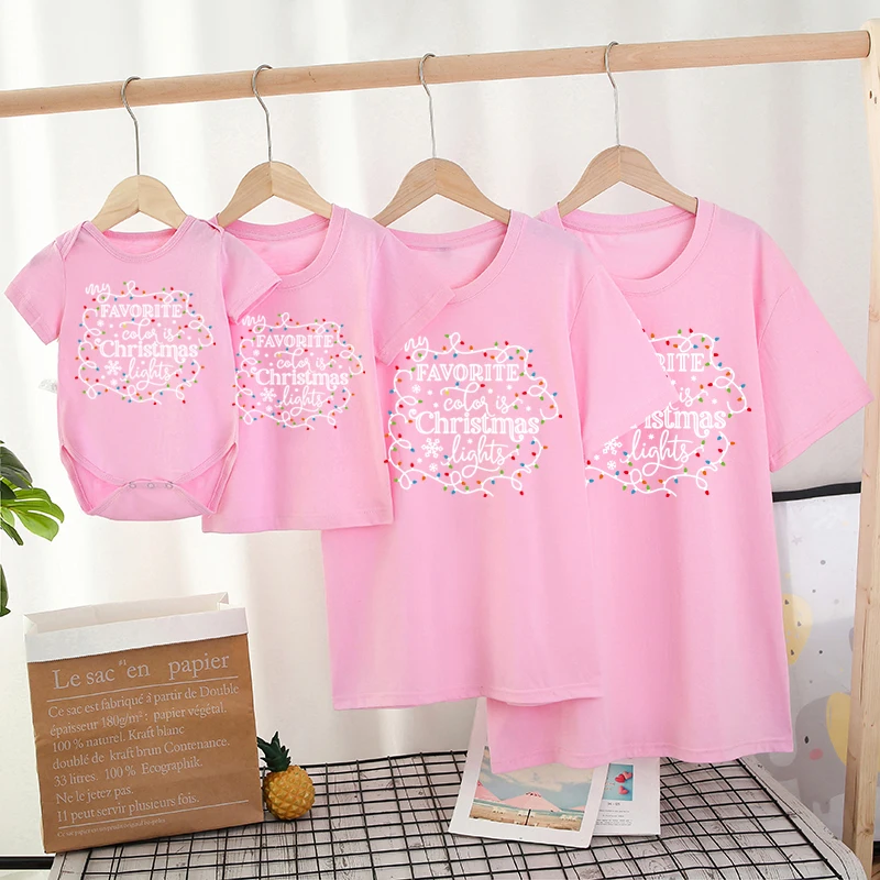 Ropa a juego para la familia, camiseta de pap&aacute;, mam&aacute; y beb&eacute;, ropa de madre, hija, Padre, Hijo, apariencia, camisa para mam&aacute; y yo, 2021-3