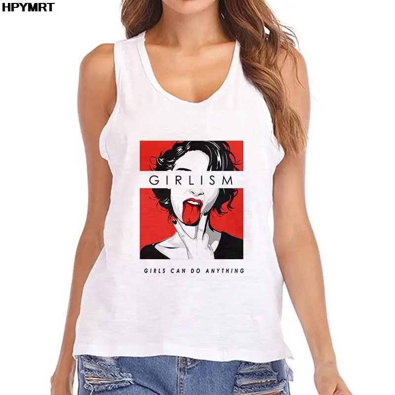 

Майка женская с забавным принтом, пикантный жилет без рукавов, в стиле Харадзюку, летняя одежда для девушек