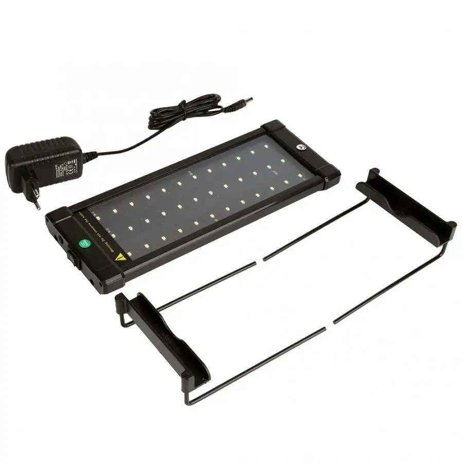 DC 12V 2A аквариумных рыб светодиодный светильник погружной s с выдвижным козырьком