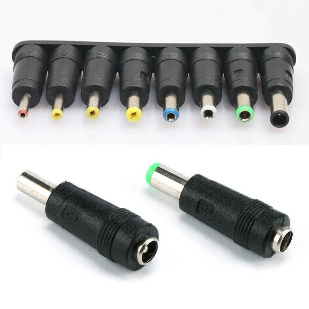 Универсальный 8 в 1 Женский AC DC зарядное устройство адаптер розетка разъем