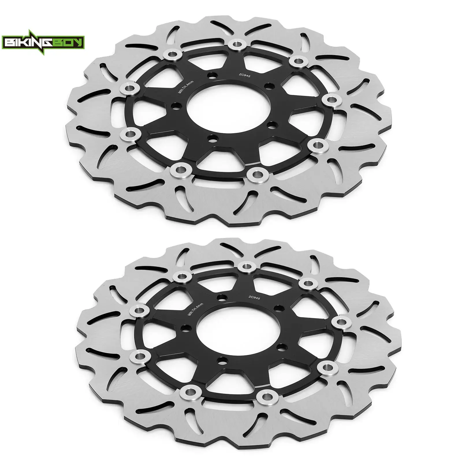 Фото Тормозные диски BIKINGBOY для Z 800 13-16, Z800 ABS 13-17, GTR 1400 07-14, GTR 1400 ABS 07-17, ZG 1400 Concours 14 ABS 08-14, 13 №1
