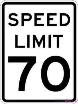 

Metal Tin Sign (SPEED LIMIT 70) High Quality Outdoor Street Highway Rectangular Poster Wall Decoration Metal Plaque 8x12 Inches