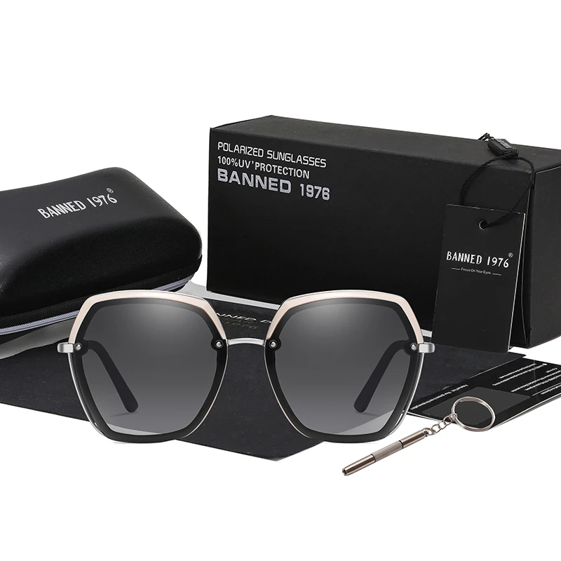 2021 Новое поступление модные Поляризационные солнечные очки женские градусов