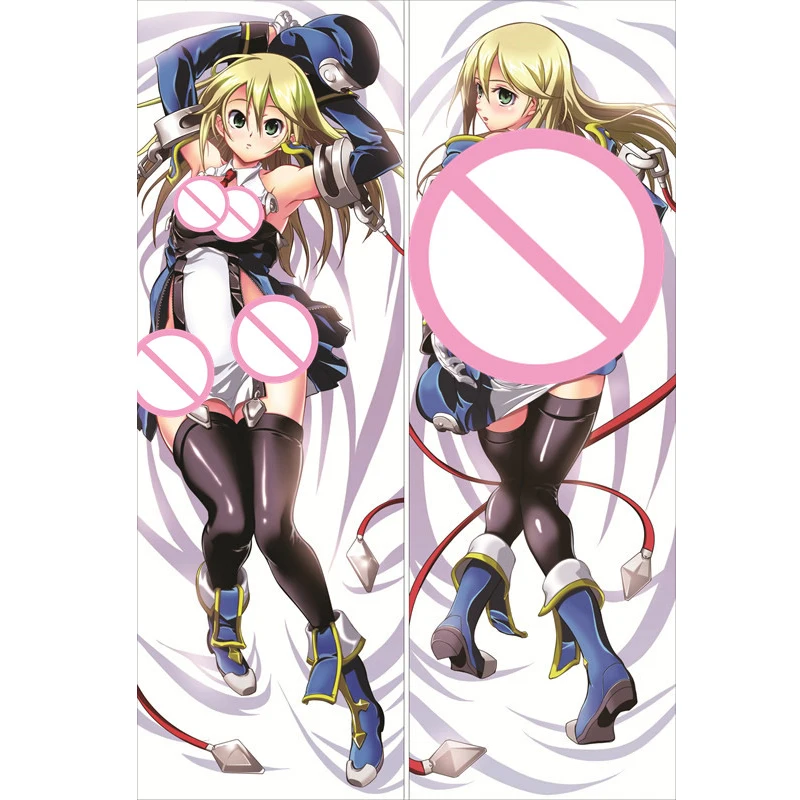 MMF BlazBlue: чехол для подушки Chronophantasma блестящий синий сексуальный Noel Vermillion & platinum