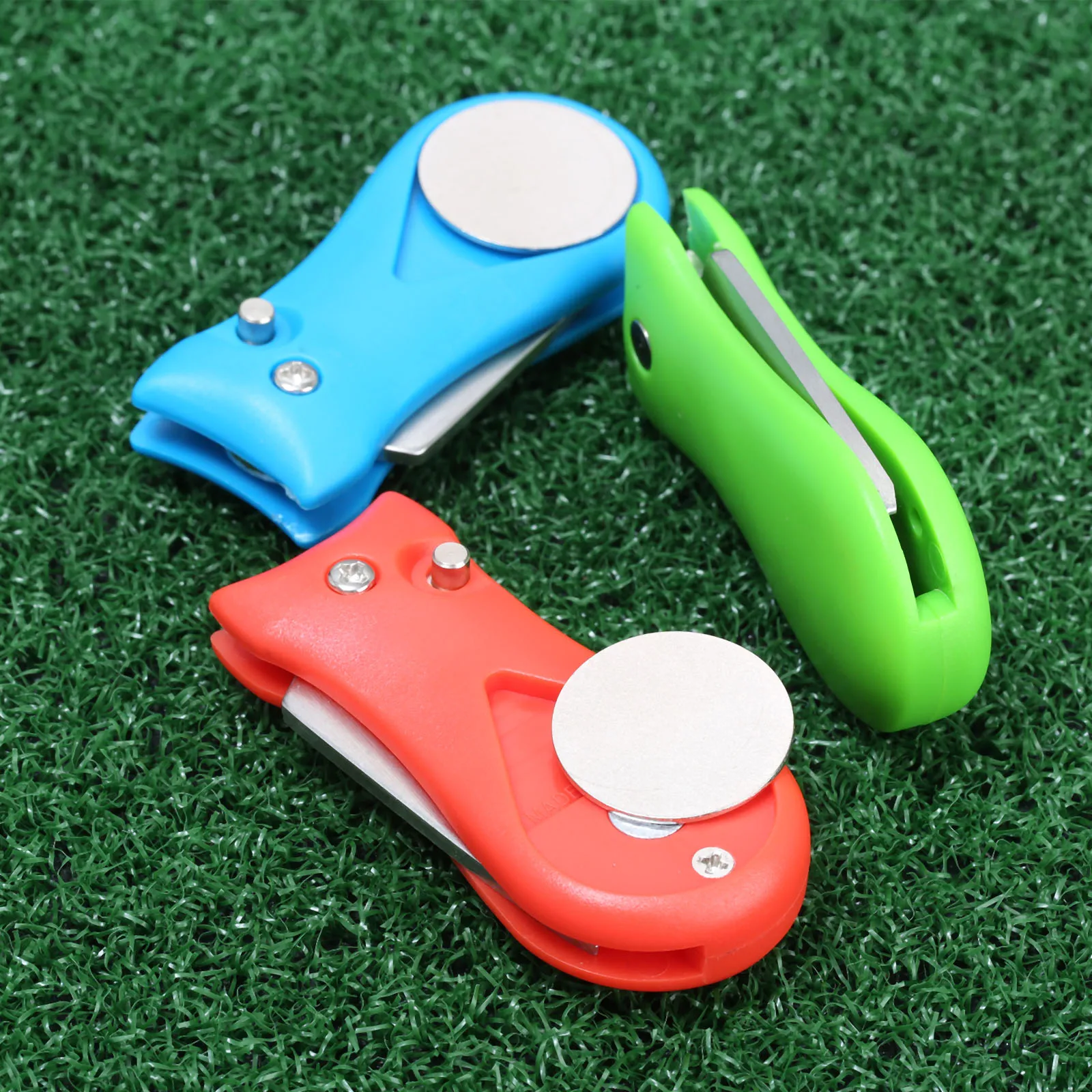 1 шт. Нержавеющая сталь ремонта гольфа дерна вилы шар Шаг Маркер устройство для