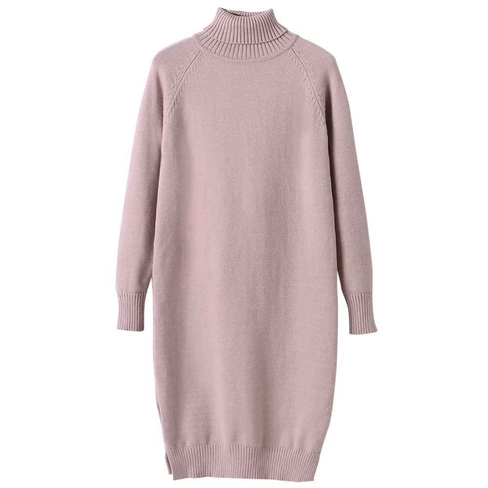 

Girls Sweater Dress for Kids Autumn Winter Straight Dresses Korean Turtleneck Casual Clothes Girls 7 11 13 Years Teenage Dresses