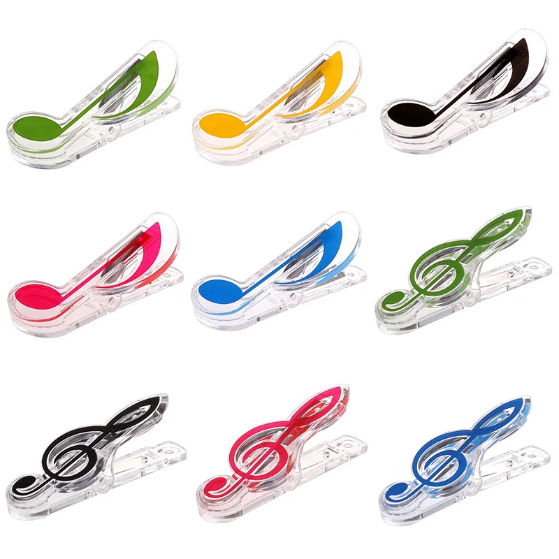 Новинка музыкальная книга зажимы для страниц милая канцелярская папка зажим