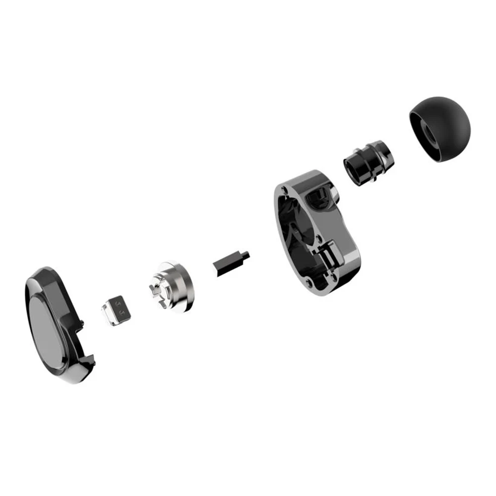 Наушники-вкладыши KBEAR KB04 1BA + 1DD Hybrid Hi-Fi наушники с монитором 2 контакта 0 78 мм 4 ядра