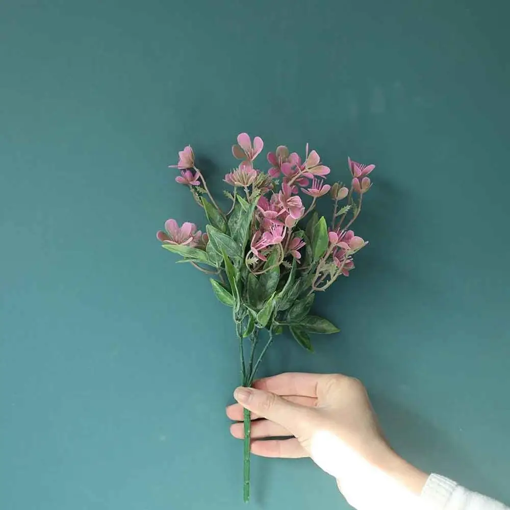 Искусственные искусственные розы фланелевый цветок букет невесты свадебный