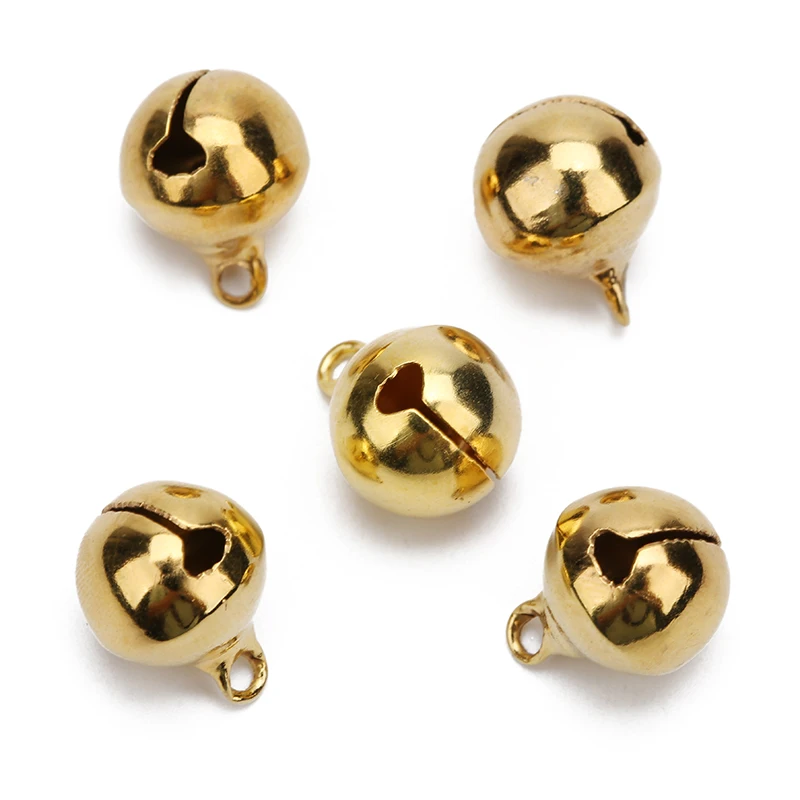 

1 упаковка/партия, медные колокольчики 6 мм/8 мм/10 мм/12 мм/14 мм