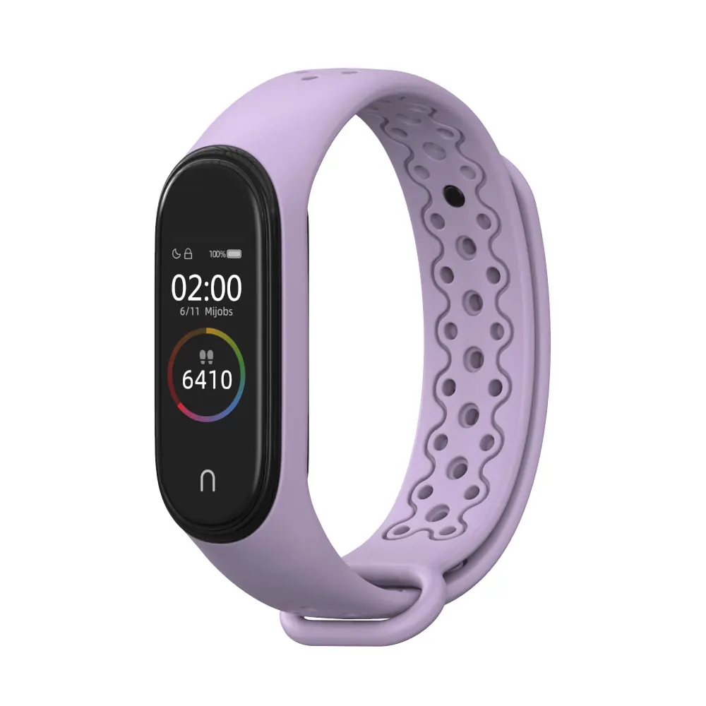 Ремешок для Mi Band 4 3 спортивный браслет Bend ремень Xiaomi Pulseira Opaska My Band4 силиконовый