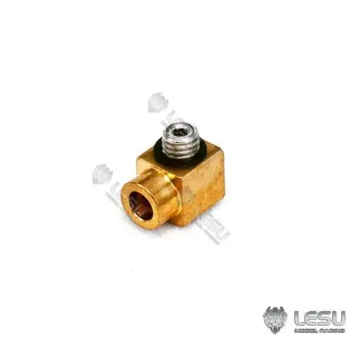 

LESU Brass Nozzle Connector For 4*3MM Oil Tube For DIY Hydraulic RC Excavator Truck Loader TH16983