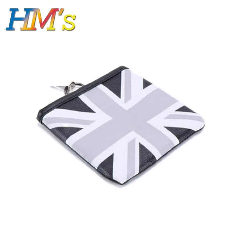 Grey Union Jack Для Mini Cooper R56 F56 F55 автомобильная сумка для хранения воздуха на выходе для Mini Clubman F54, сумка-перчатка для сотового телефона, подвесная сумка для земляка R60 F60 - Название цвета: Grey Union Jack