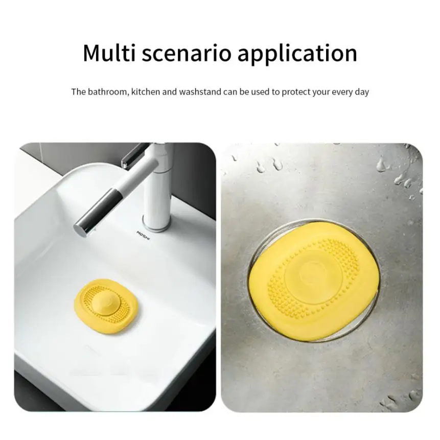 Вихревой Слив для пола с пробкой яркого цвета защиты от засорения кухни и ванной |