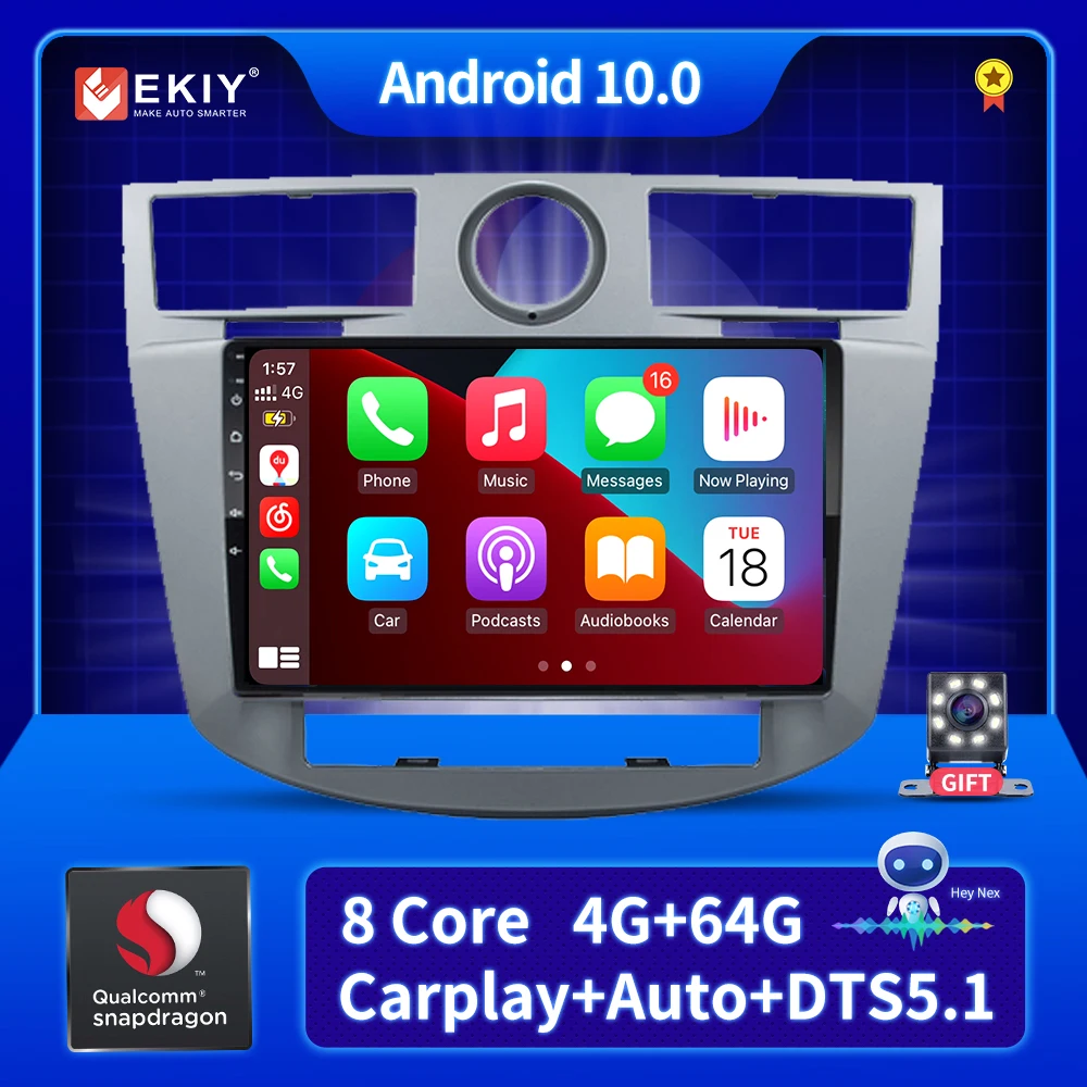 

2 Din Android 10 For Chrysler Sebring Cirrus 2008-2010 4G WIFI USB BT Carplay Car Radio Multimedia GPS Navigation No DVD Player
