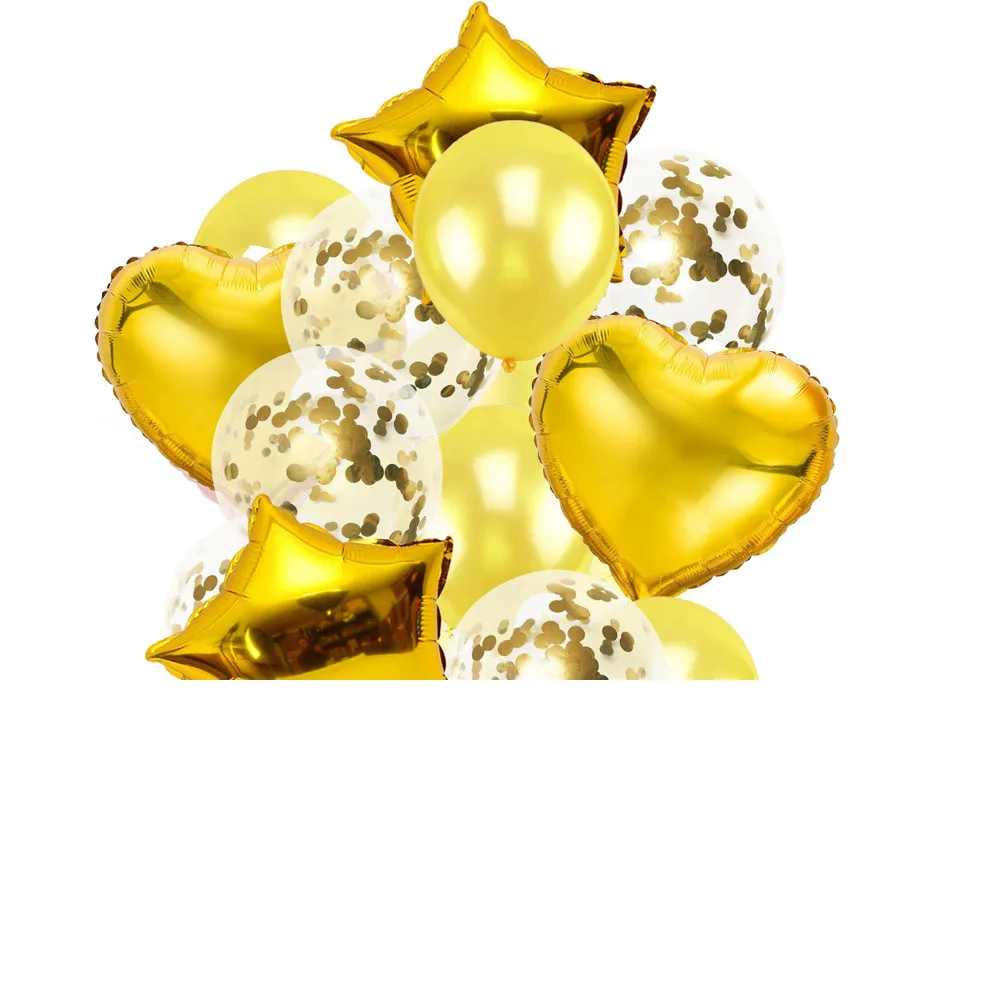 12'' Confetti Balloons 14x/set Latex Wedding Baby Shower Birthday Decor Party Decorations Kids C301016 | Дом и сад