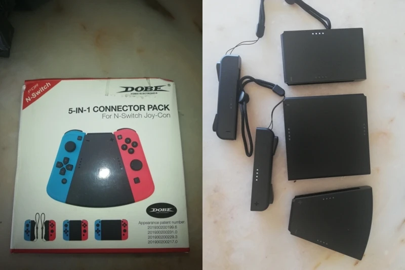 5 в 1 Комплект разъемов для переключателя ined для Joy-Con геймпад игровой контроллер левый+ правый ABS ручной захват Чехол ручка держатель Крышка